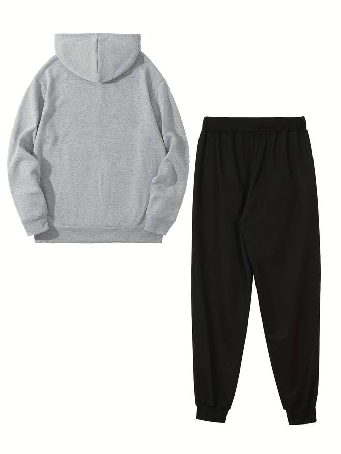 Trendy Street Outfit Set met Jas & Broek voor Mannen