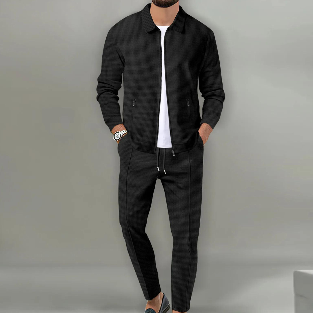 Tweedelige outfit set voor herren