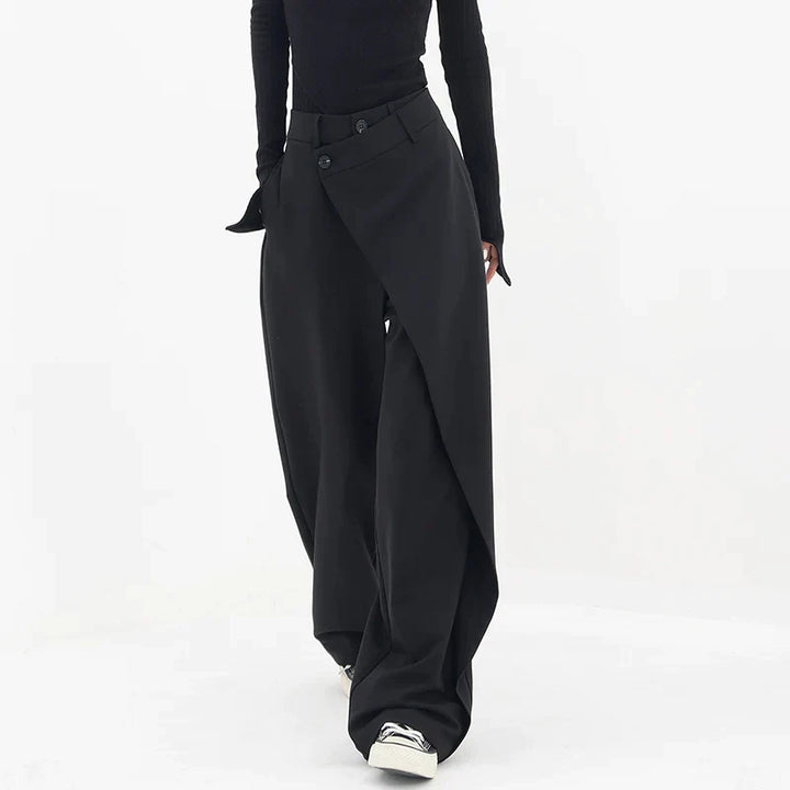 Asymmetrische baggy broek voor vrouwen