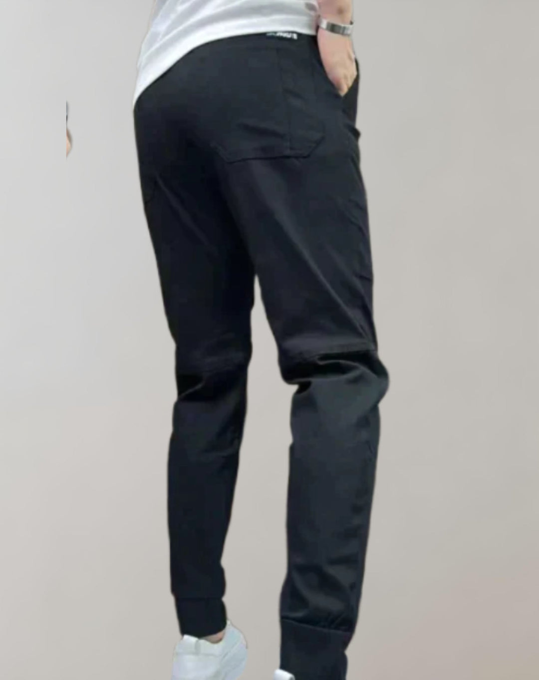 Stijlvolle skinny jogger met hoge stretch en meerdere zakken voor mannen