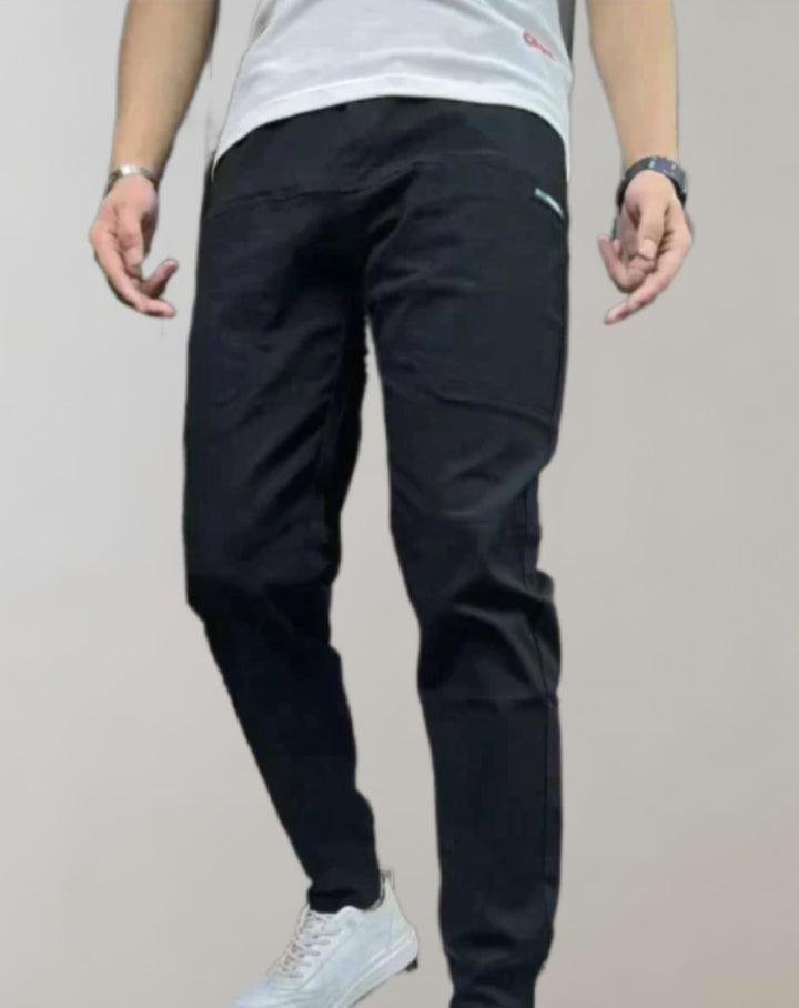 Stijlvolle skinny jogger met hoge stretch en meerdere zakken voor mannen