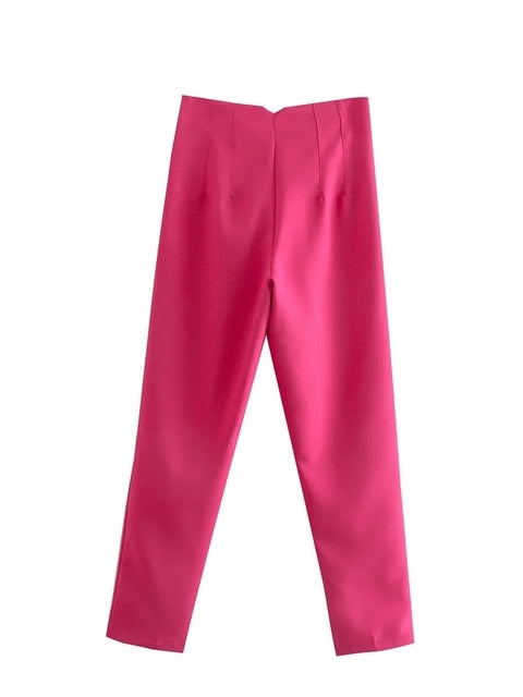 Pantalon met hoge taille voor dames