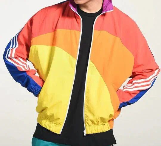 90's Retro Windbreaker voor mannen