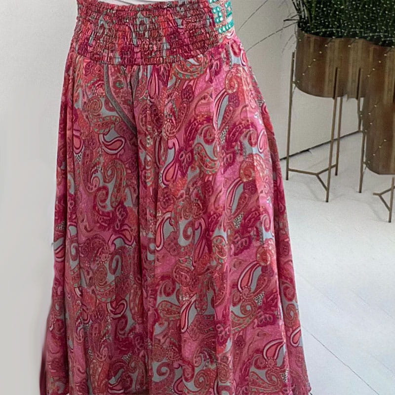 Bohemian bedrukte broek voor Vrouwen